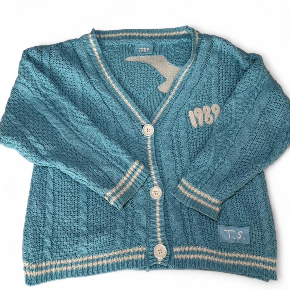 Taylor’s Version 1989 Blue Cable Knit Cardigan